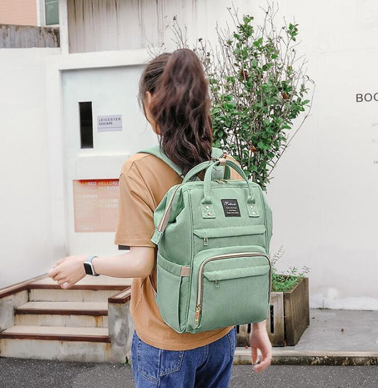 Mochila de viaje al aire libre de gran capacidad para mamá, mamá y bebé