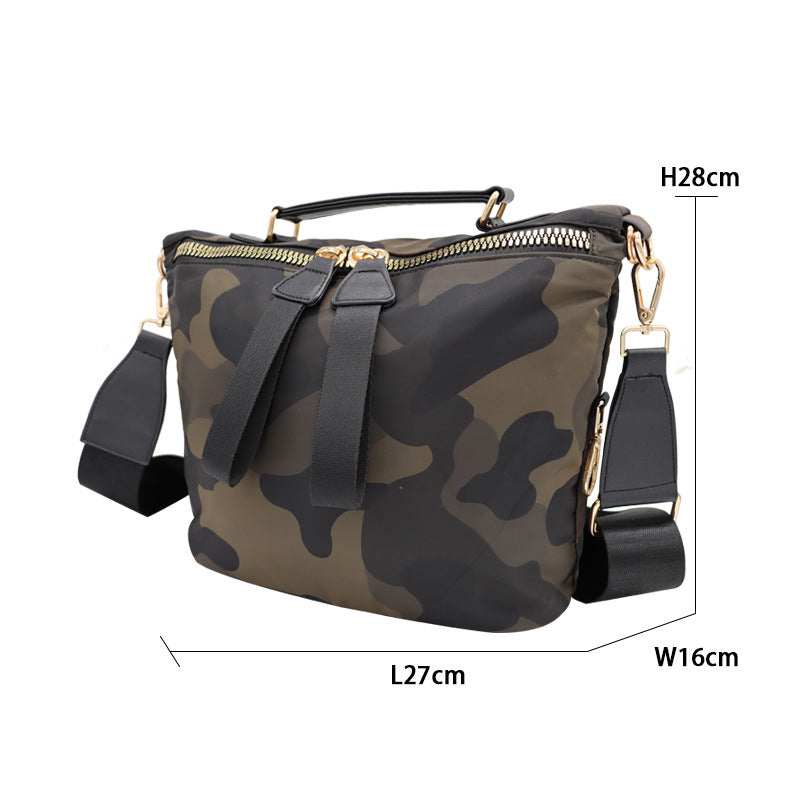 Functional Camouflage Shoulder Bag Travel Handbag