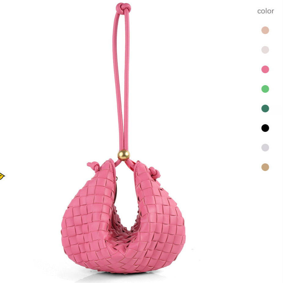 Little Gold Ball Braided Bag Cross Border Women's Bag Armpit BV Bag Female Minority