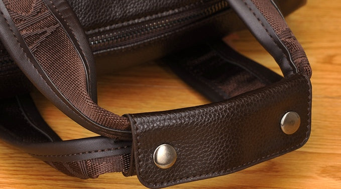 Bolso bandolera para hombre, maletín vertical portátil