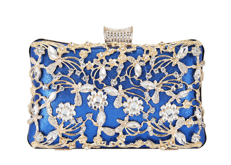 Pochette de dîner élégante en strass pour femmes, marque de luxe, sac messager à chaîne pour fête