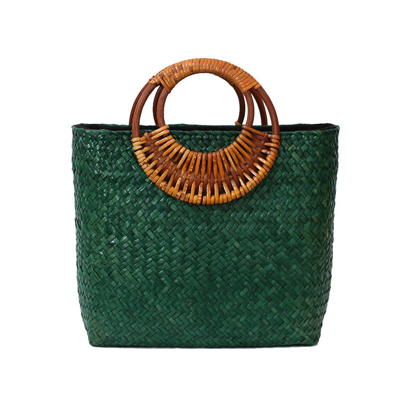 Retro Hand-woven Tourist Women's Handbag