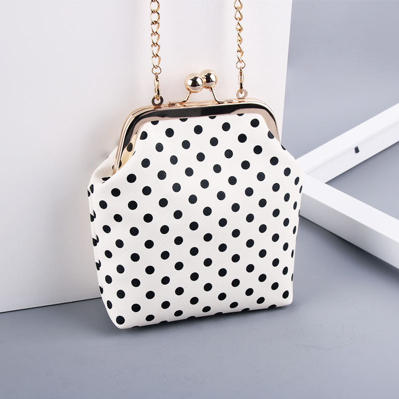 Sac à clip en forme de vache mignon, polyvalent, bandoulière unique