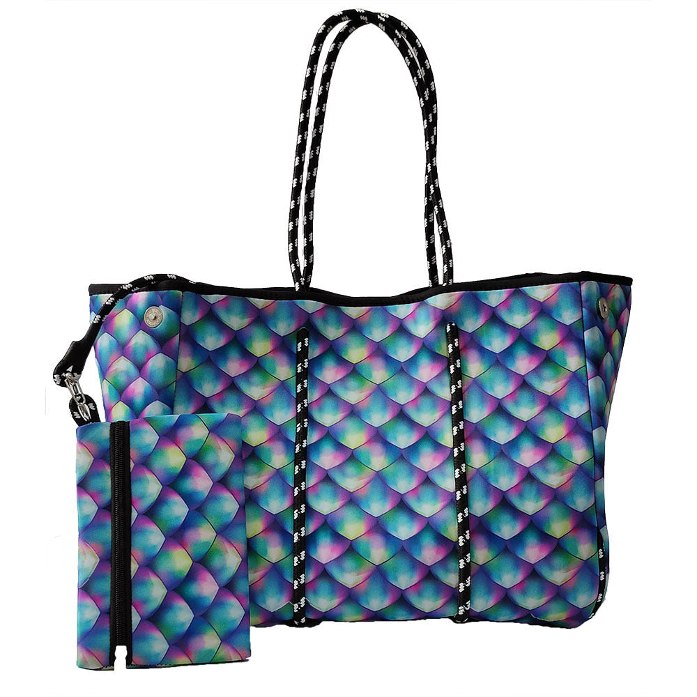 Bolso de hombro de viaje con estampado de gran capacidad para mujer