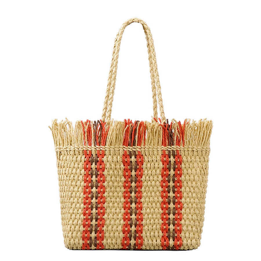 Handwoven Large Capacity Beach Tote Bag