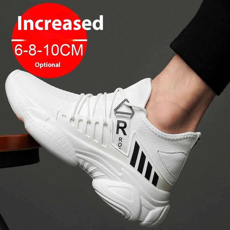 Elevator Men's Fashion Heel Lifed Sports Casual Shoes