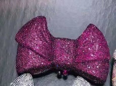 Women's New Bow And Diamond Evening Bag