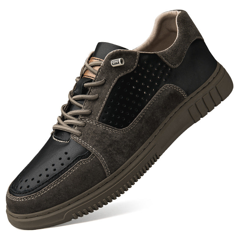 Zapatillas de tabla transpirables con perforaciones y suela blanda para hombre de 47"