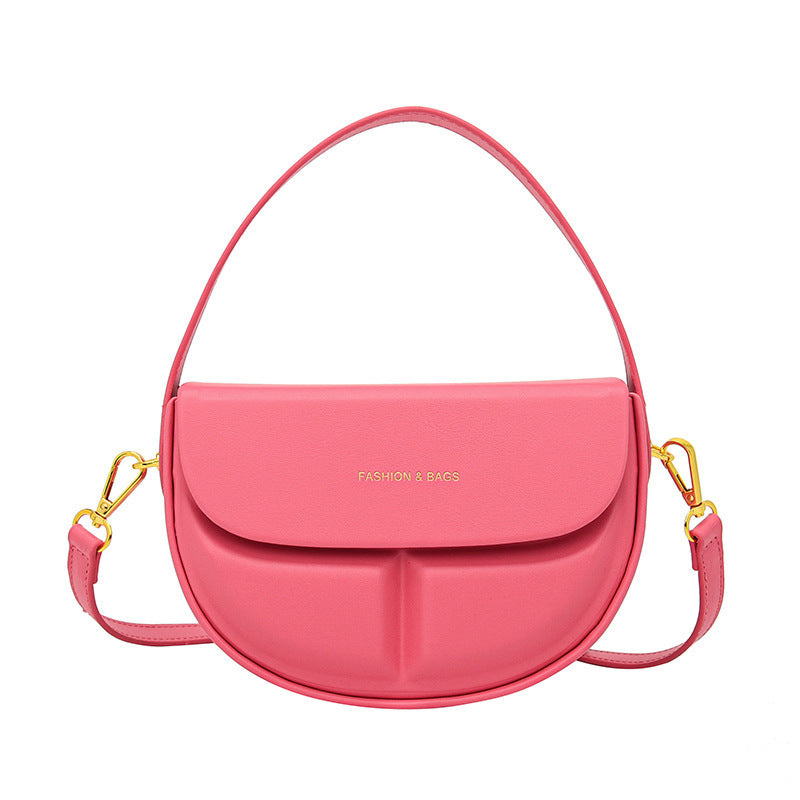 All-match Advanced Texture Candy-colored One-shoulder Crossbody Handbag