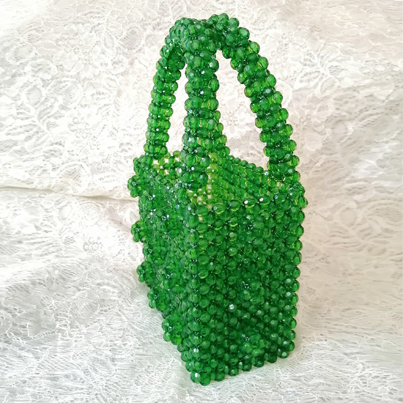 Sac d'été tissé à la main avec perles