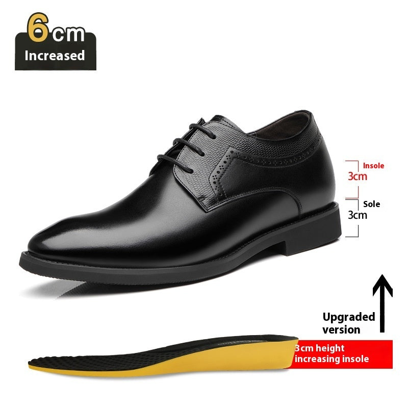 Zapatos formales de negocios de cuero Zapatos casuales puntiagudos para hombres