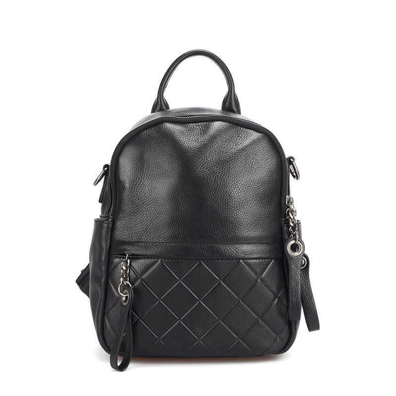 Small Fragrance Multi-Purpose Leather Backpack