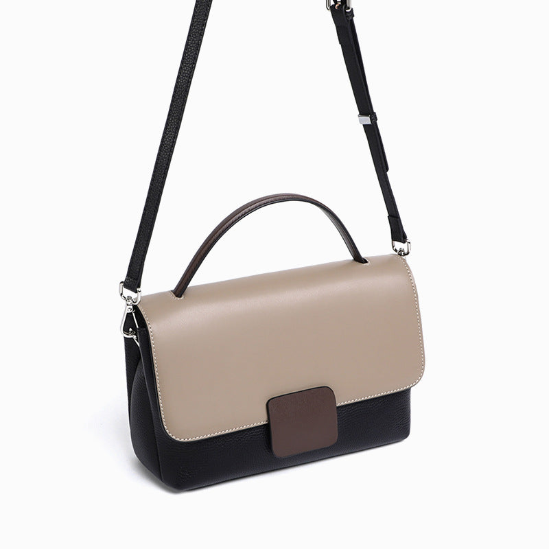 Sac messager en cuir tendance pour femme, sac à bandoulière polyvalent, sac à main tendance