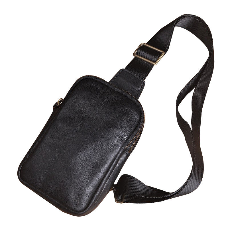 Sac à bandoulière décontracté original vertical pour homme rétro