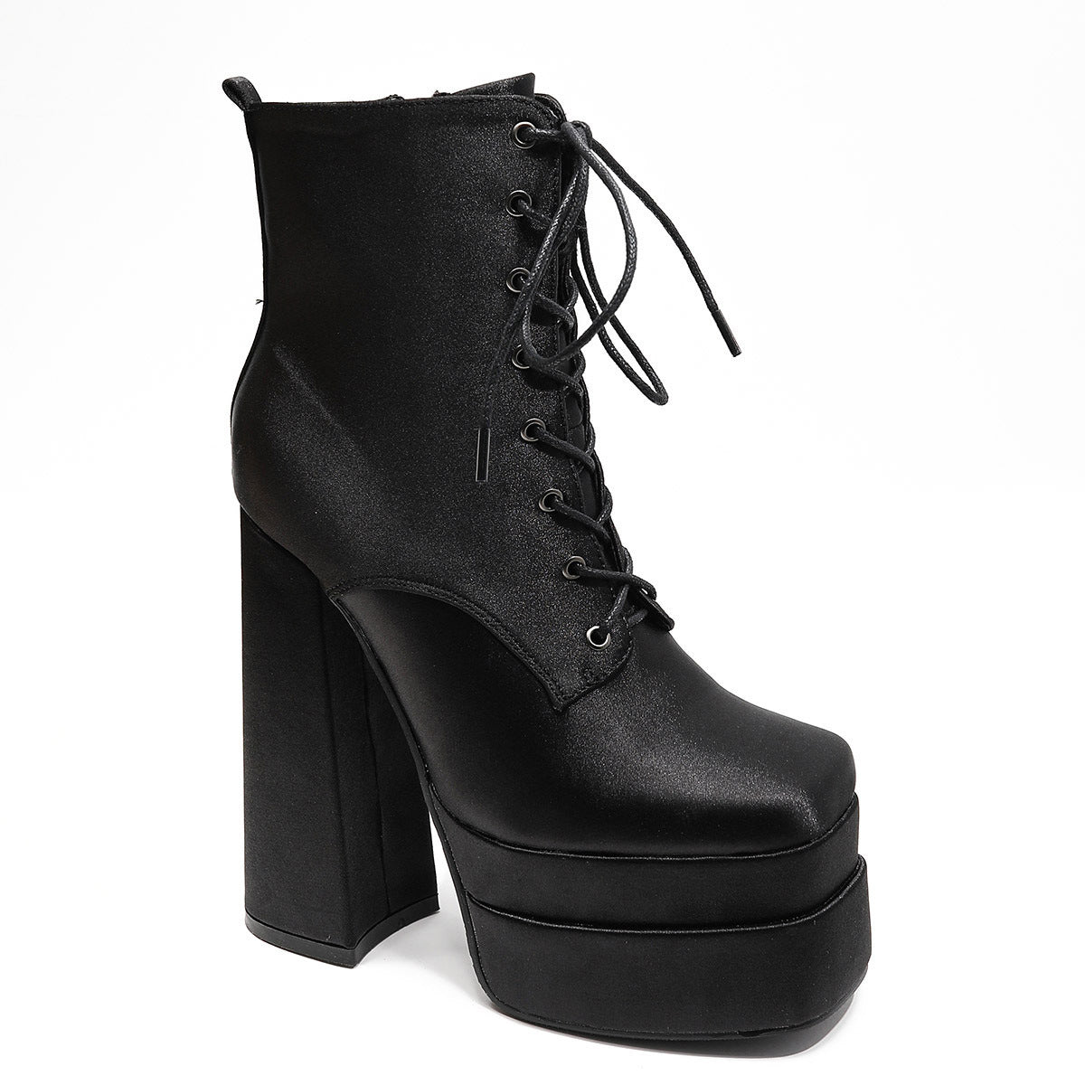 New Thick Sole Boots Super Chunky Heel Fashion