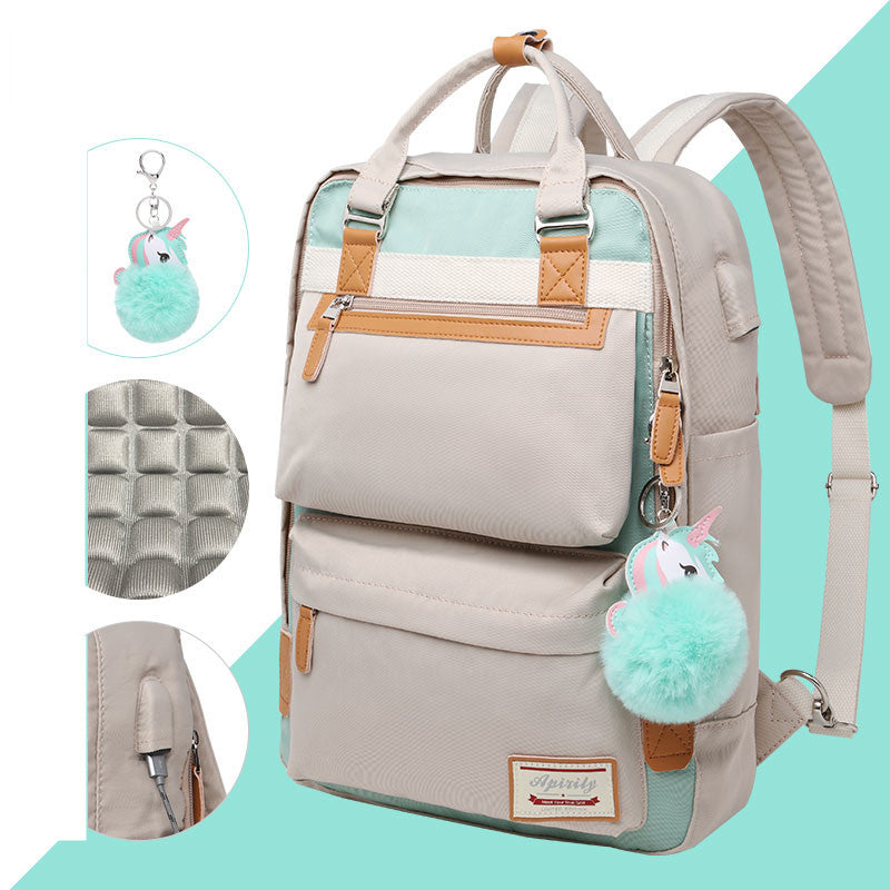 Sac à bandoulière pour ordinateur portable 15,6 pouces pour femme, tendance, étanche et résistant aux chocs