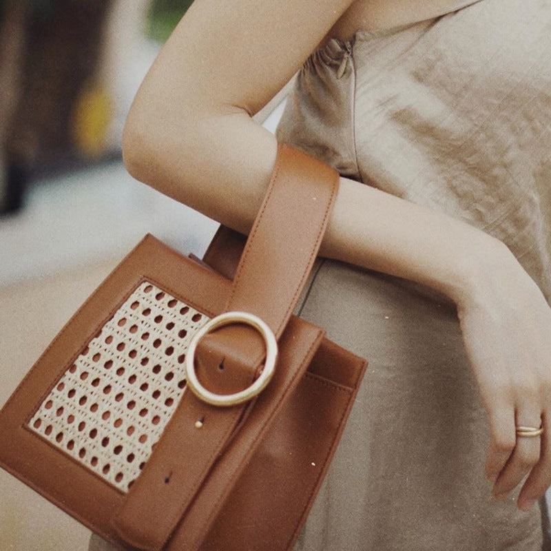 Bolso de mano para mujer, nuevo bolso de moda con un solo hombro, bolso diagonal