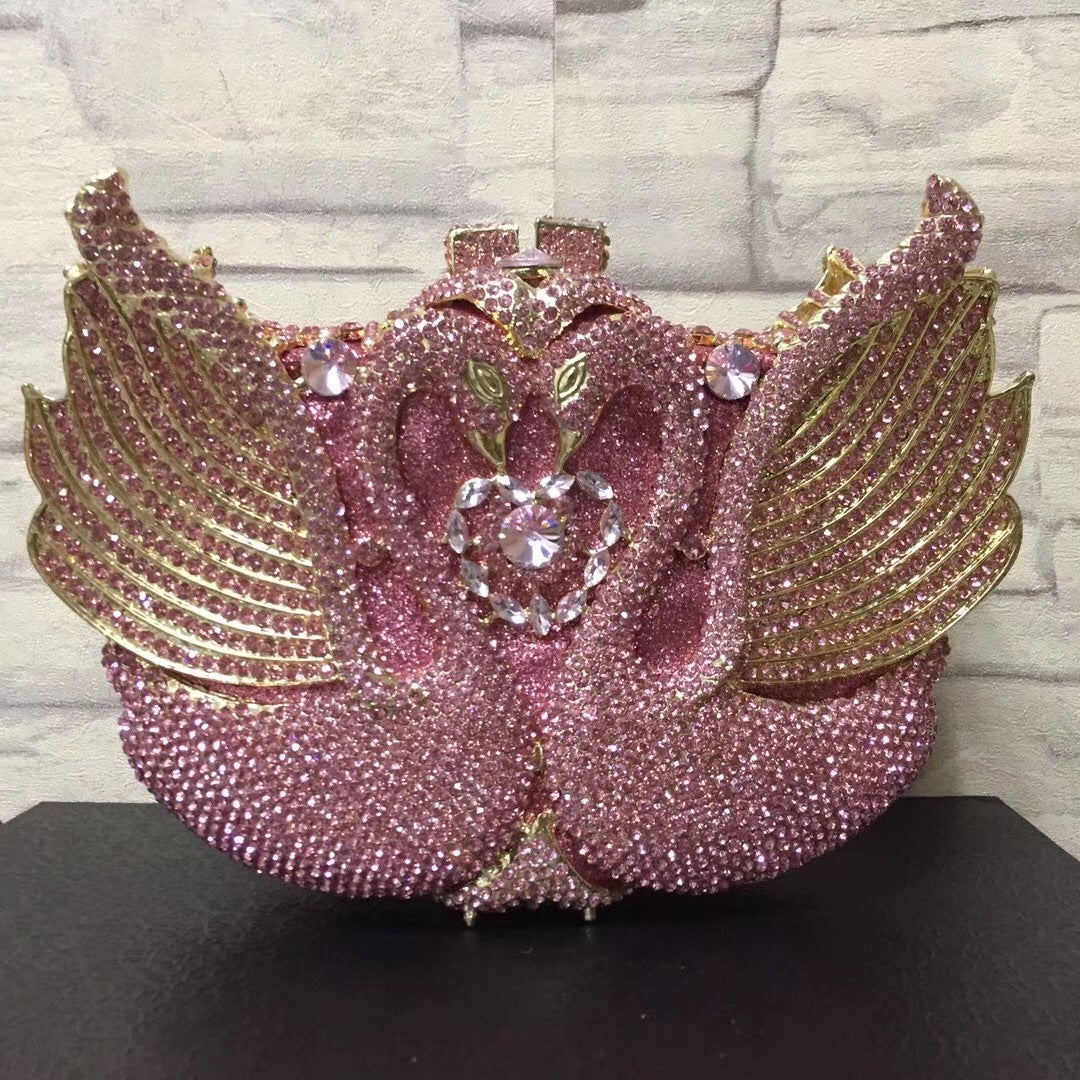 Bolso grande con diamantes para banquetes europeos y americanos