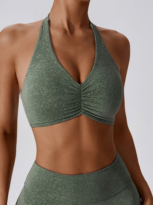 Halter Neck Sports Bra