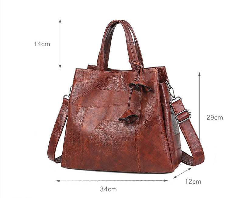 Bolso de hombro con un solo hombro y cadena de hilo bordado Bolso casual para mujer