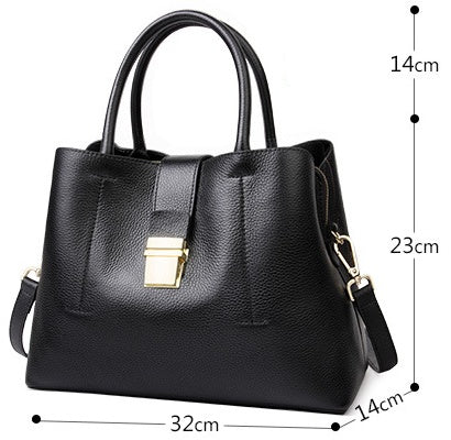 Women's Leather Portable Large-capacity One-shoulder Fashion All-match Messenger Bag