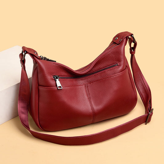 Ladies Shoulder Bag Head Layer Calfskin