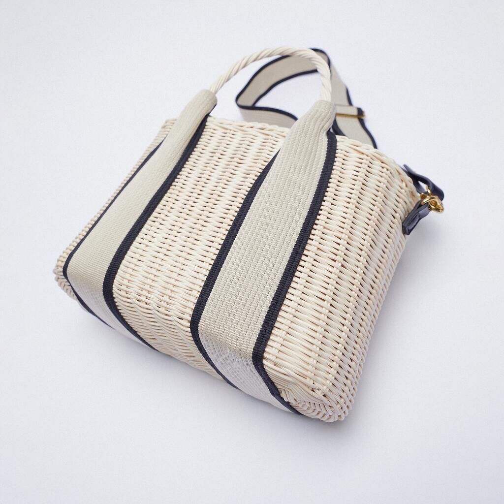 Rattan Woven One-shoulder Messenger Bag