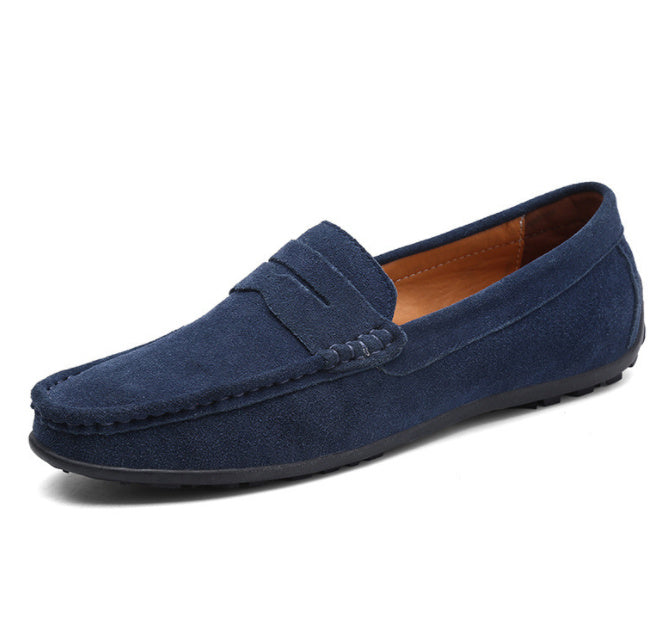 Chaussures de conduite tendance pour hommes de style coréen Matte Gommino