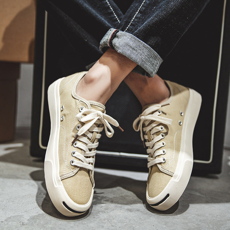 Men's Casual Canvas Shoes Korean Style