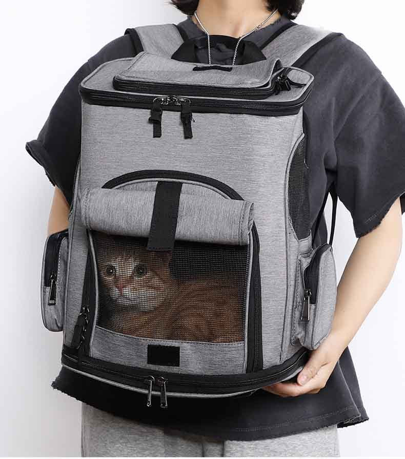 Sac pour animaux de compagnie pliable et respirant, portable et simple à emporter