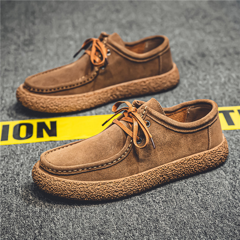 Men's Suede Low-top British Retro Casual Shoes