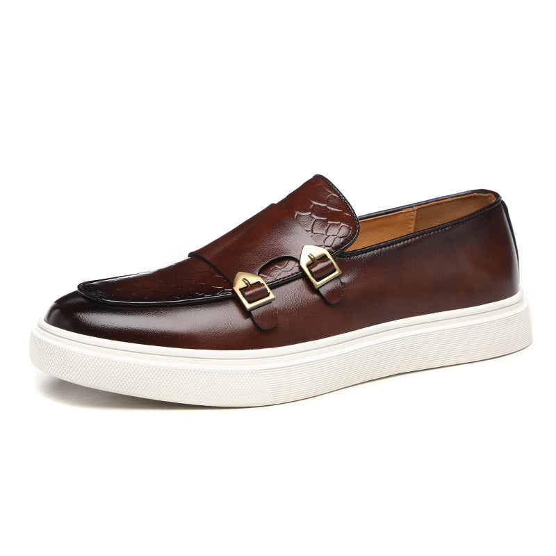 Zapatos casuales de cuero de moda de verano para hombres