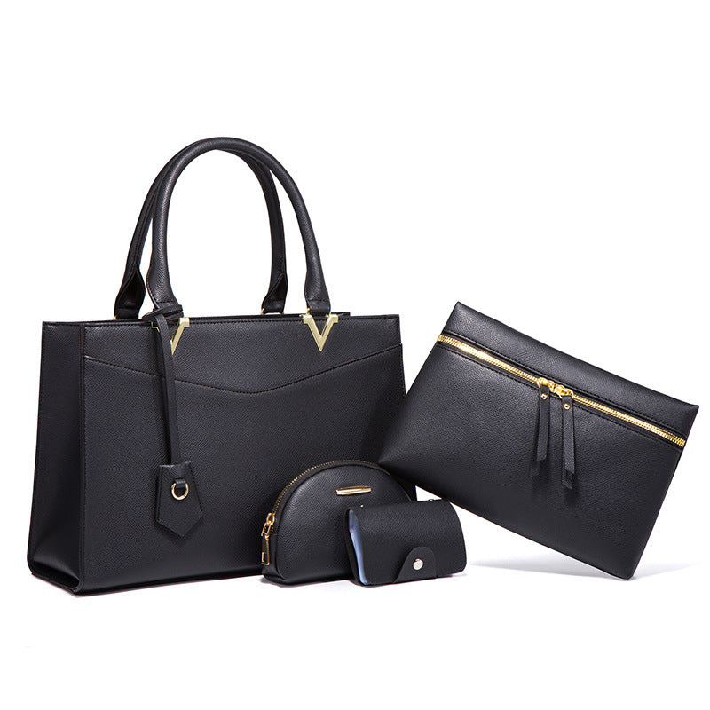 Large-capacity Four-piece Set Of European And American Fashion Handbags