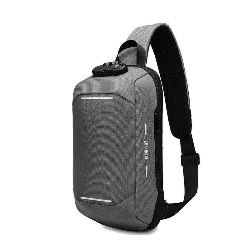 Men's Fashion Casual Multifunctional Waterproof Anti-theft Shoulder Bag