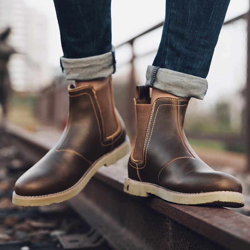 Botas Chelsea Dr. Martens estilo británico informal para hombre