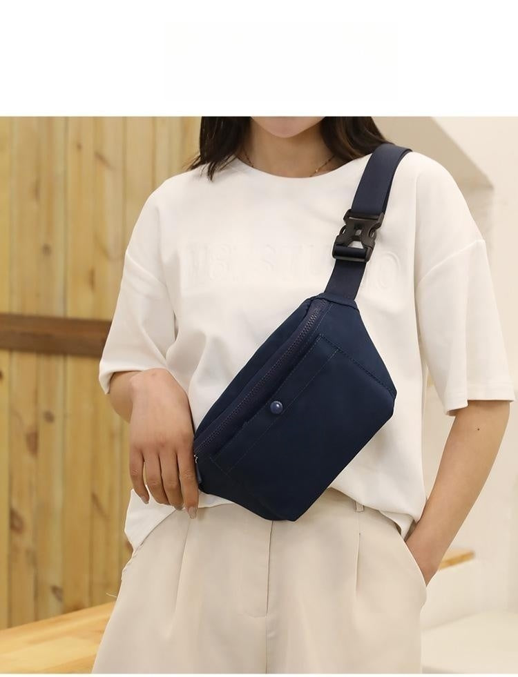 Bolso de pecho moderno para mujer, bolso de cintura sencillo e informal, bolso de cajero para teléfono móvil a prueba de agua