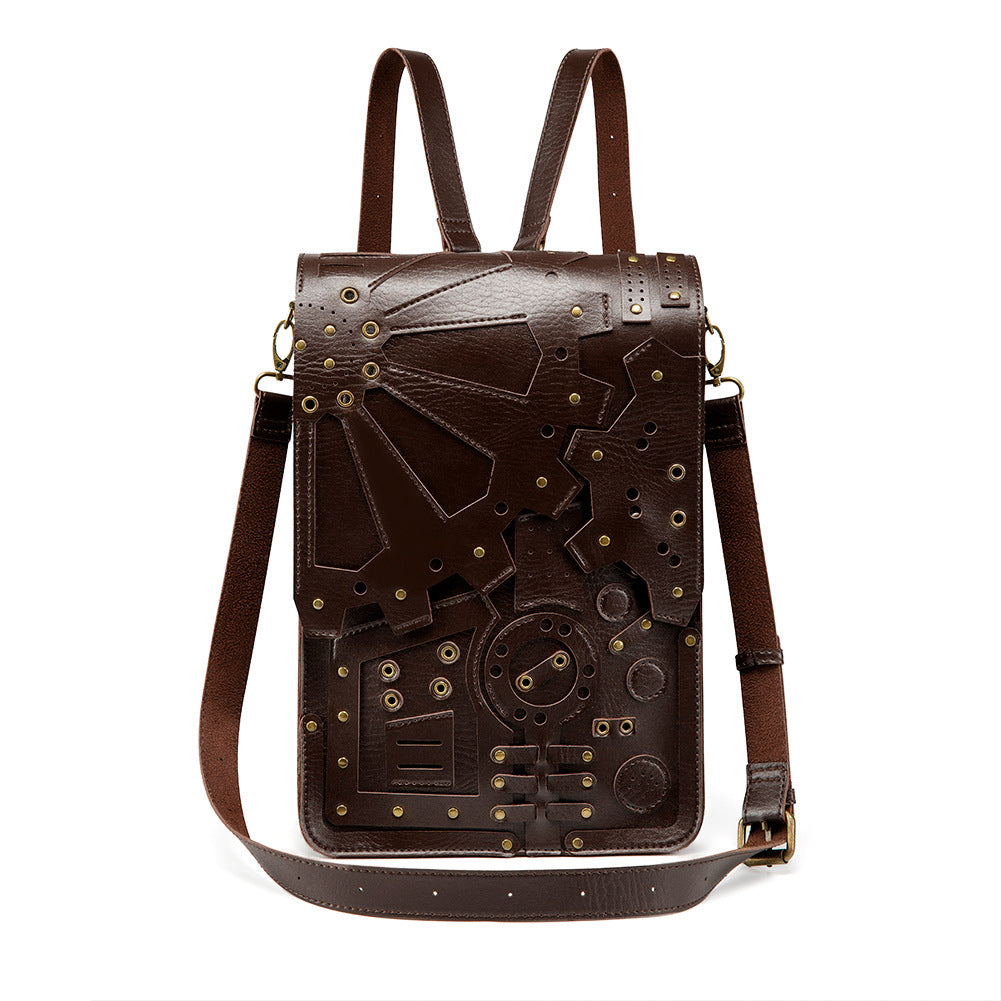 Mochila con diseño retro Steampunk de belleza europea