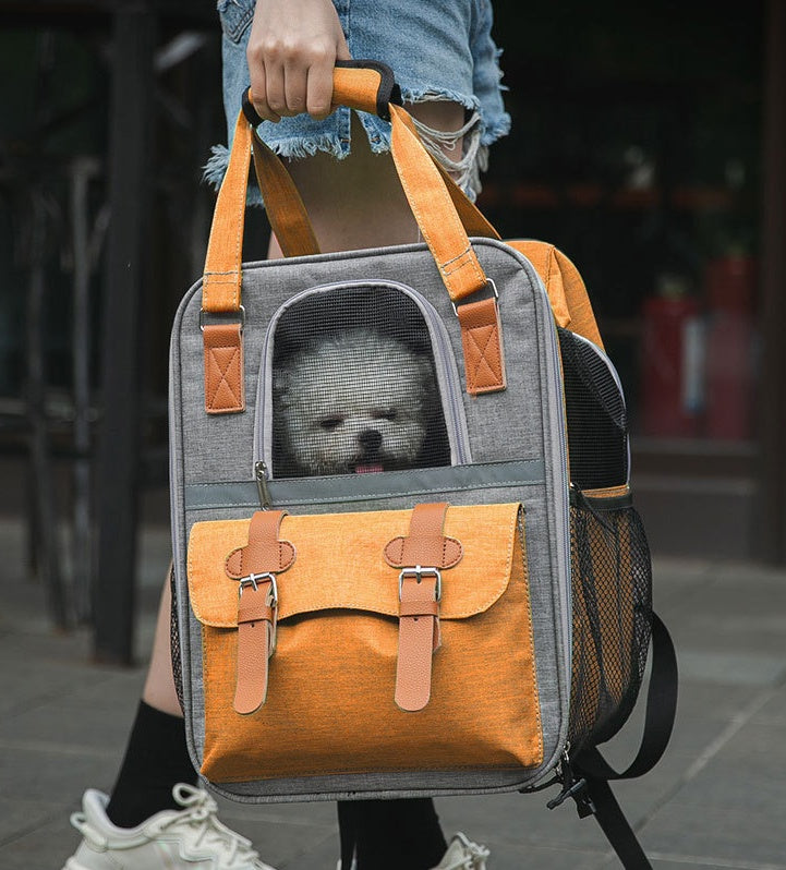 Sac pour animaux de compagnie portable de grande capacité pour chats et chiens