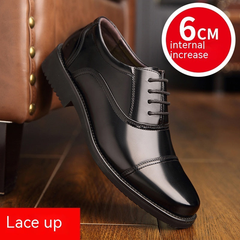 Zapatos de cuero genuino de tres articulaciones para hombre, para uso formal, informal y de negocios