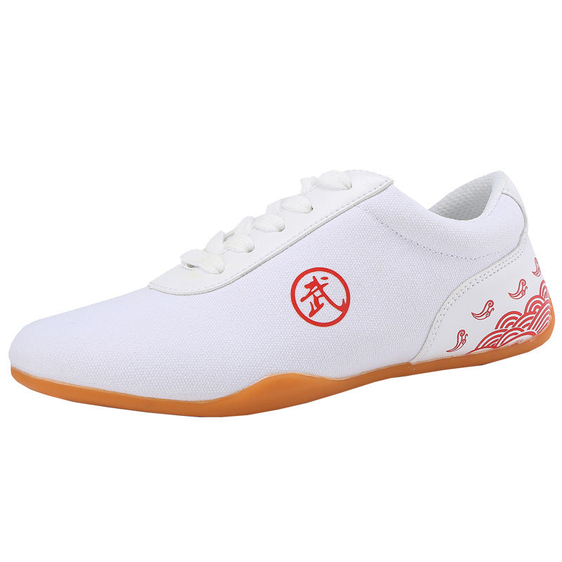 Zapatos de práctica de kung fu de suela blanda para hombres Zapatos de artes marciales livianos