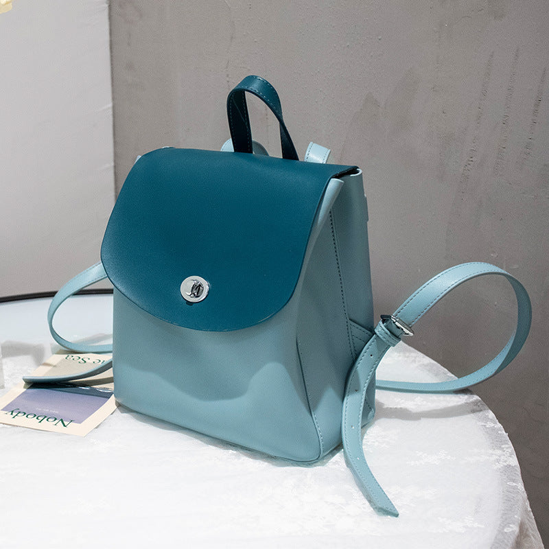 Sac à dos de grande capacité pour femme de nouveau style en cuir de vache pour loisirs