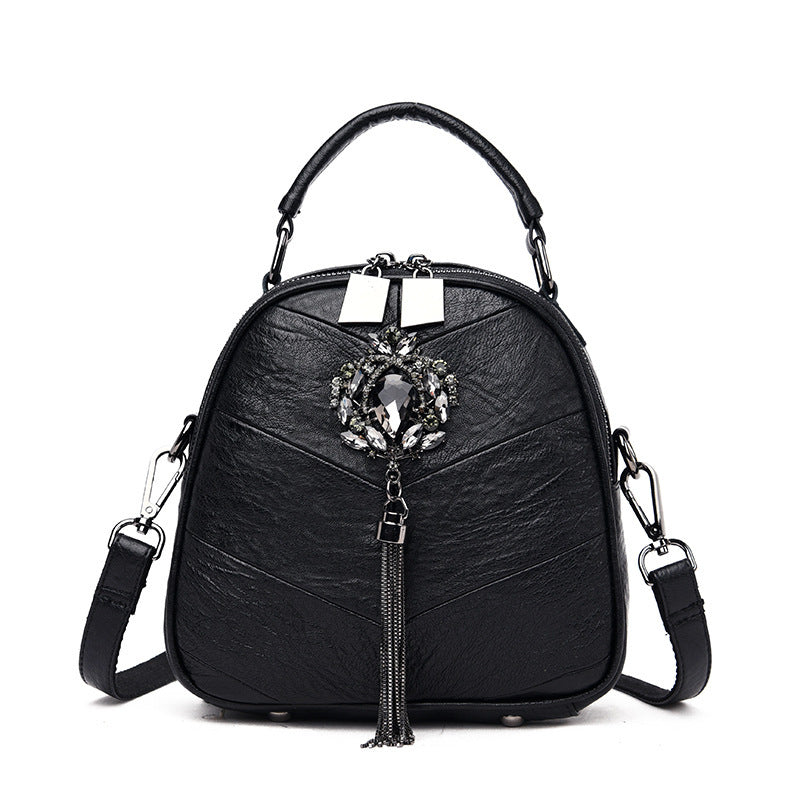 Sac à bandoulière pour femme, sac à bandoulière tendance incrusté de diamants, portable