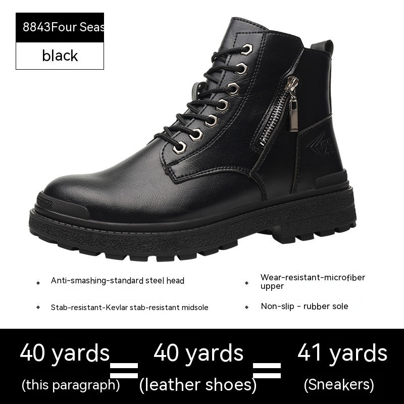 High Top Anti Impact Protective Shoes For Labor Protection