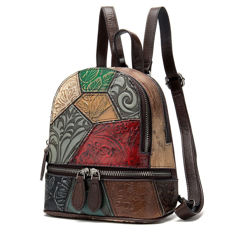 Personalized Fashion Leather Backpack Casual Backpack