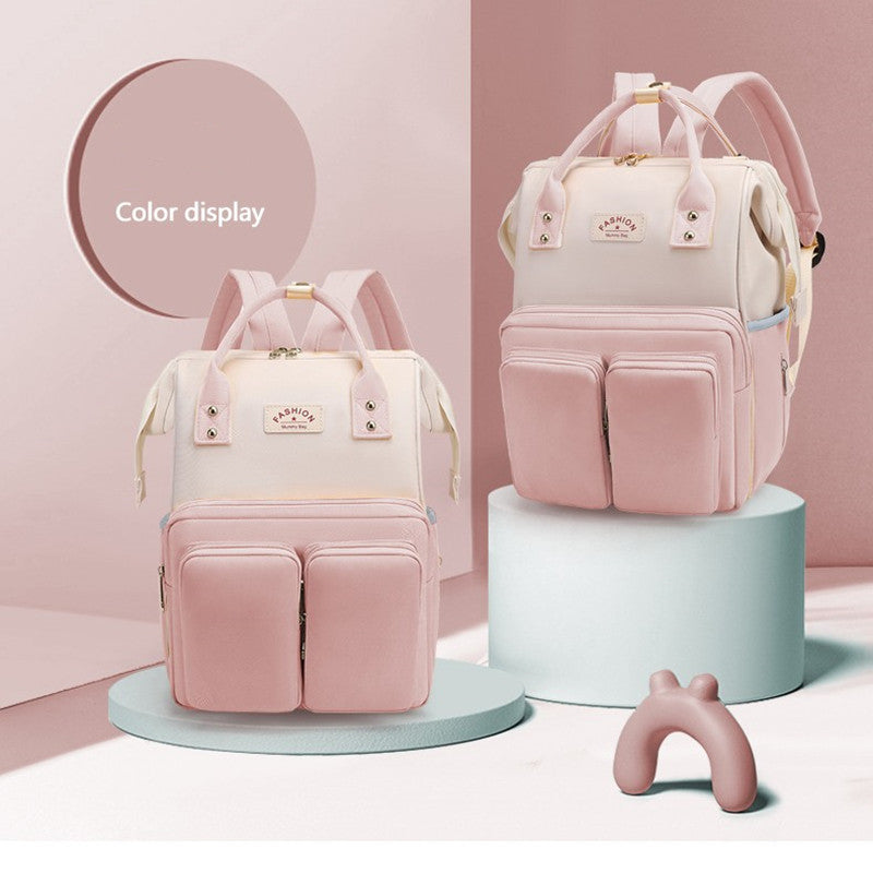 Sac à dos tendance pour maman et bébé de grande capacité avec fonctions multiples