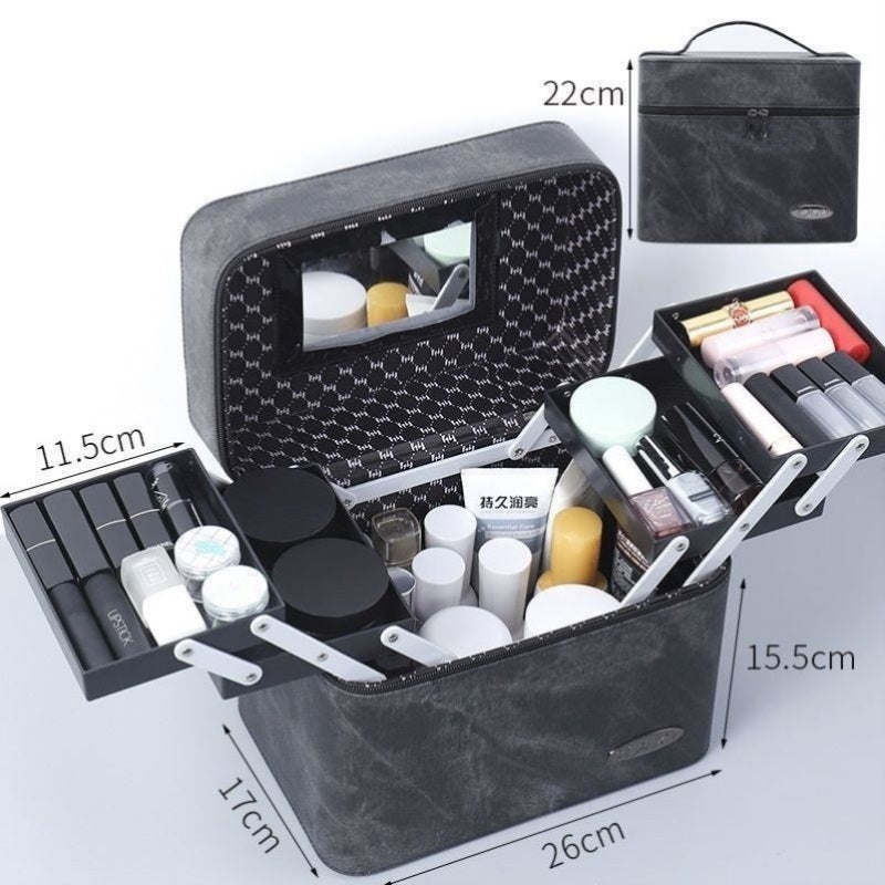 Cosmetics Portable Large Capacity Portable Storage Box