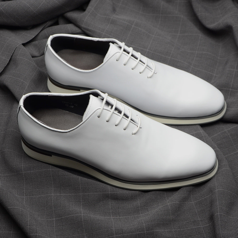 Chaussures Oxford décontractées pour hommes, faites à la main, haut de gamme, pour le travail