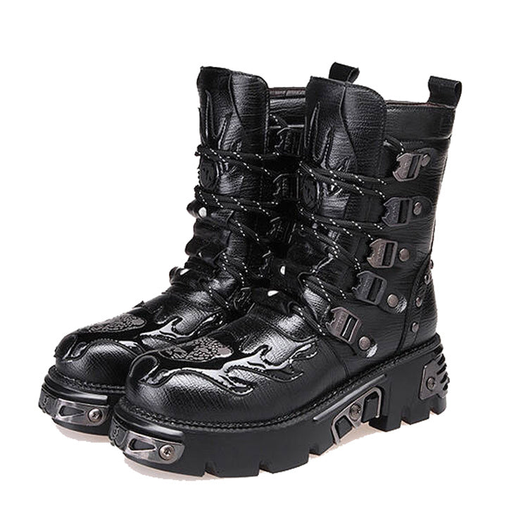 Men's Fashionable And Versatile Mid To High Top Boots