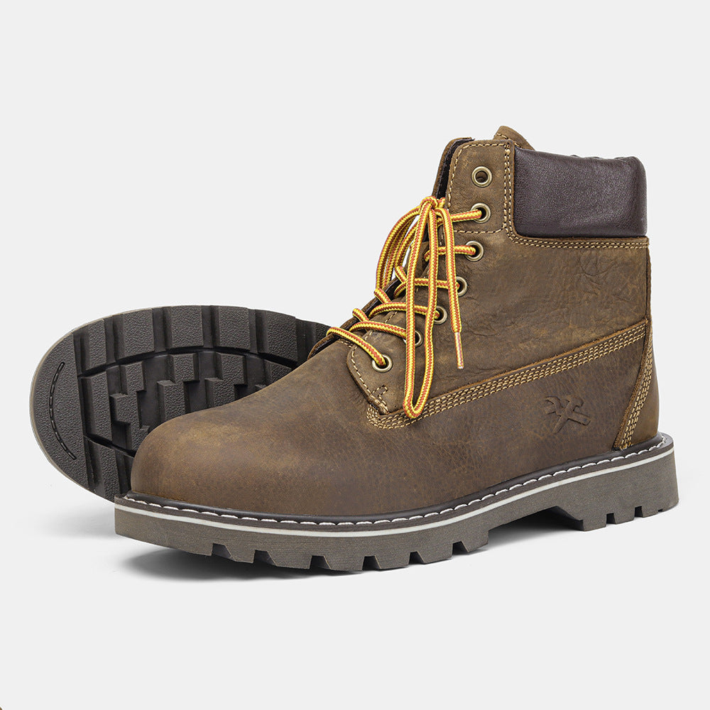 Botas Dr Martens de piel de vaca auténtica para hombre, de piel vintage