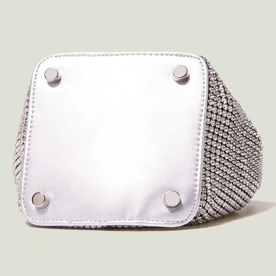 Compact Water Diamond Cross-body Bag Reflective Versatile